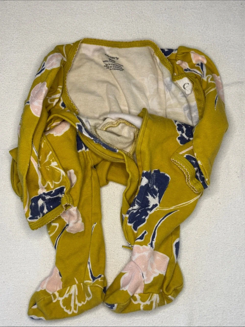 Carter's Baby Footie One-Piece Pajama Bundle-9months